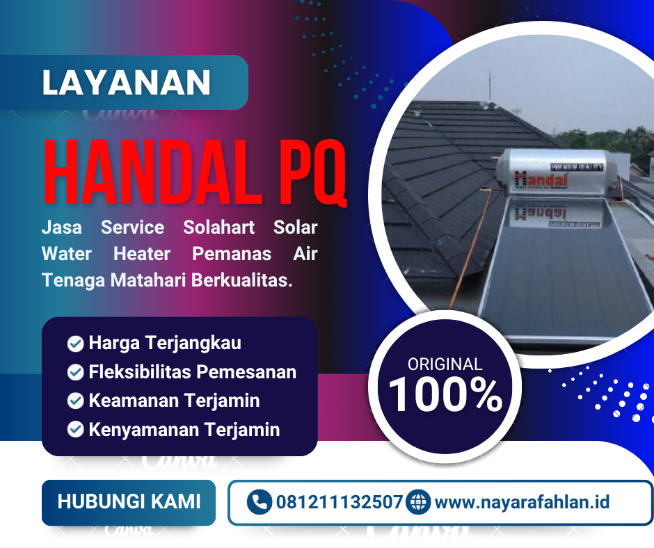 Servis Pemanas Air Handal | Solar Water Heater
