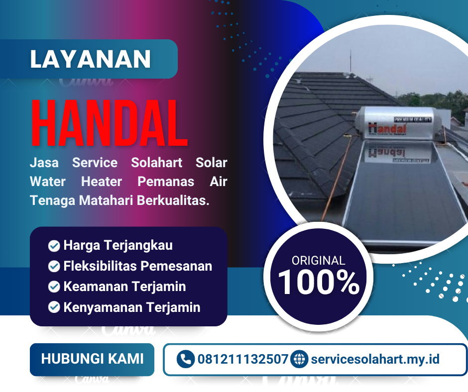 Servis Pemanas Air Merek Handal | Solar Water Heater Tenaga Surya