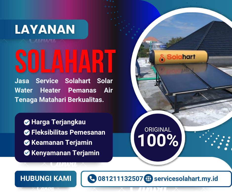 Teknisi Pemanas Air Merek Solahart Handal | Solar Water Heater